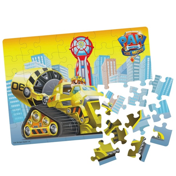 PAW Patrol The Movie Rubble 48-Piece Puzzle-NIB - Picture 7 of 8